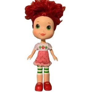 Hasbro Strawberry Shortcake Doll Bendable Red Hair Green Eyes 10 in